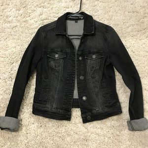 American Eagle Gray Denim Jacket size Small